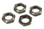 Gunmetal 17mm Serrated Wheel Nut