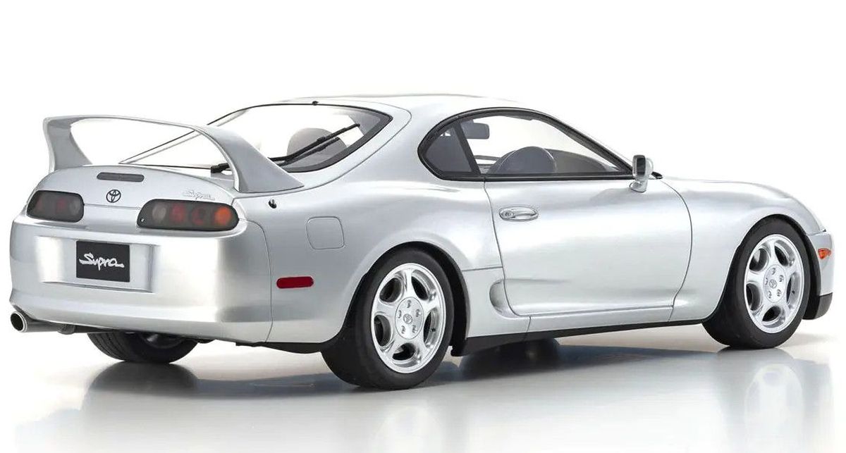 Kyosho - Samurai 1/12 TOYOTA SUPRA A80 (Silver) Resin Model