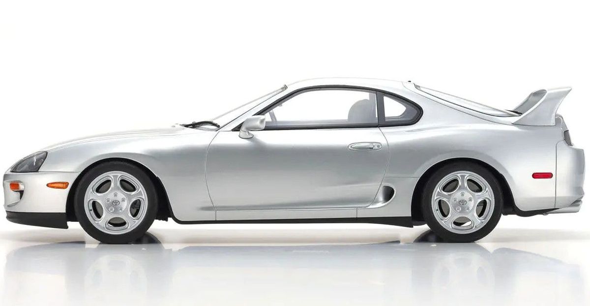 Kyosho - Samurai 1/12 TOYOTA SUPRA A80 (Silver) Resin Model