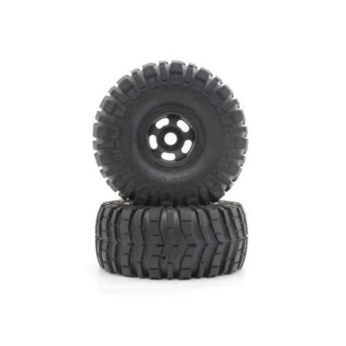 Kyosho - Glued Tire & Wheel Set (Black/MAD CRUSHER/2pcs)