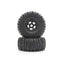 Kyosho - Glued Tire & Wheel Set (Black/MAD CRUSHER/2pcs)