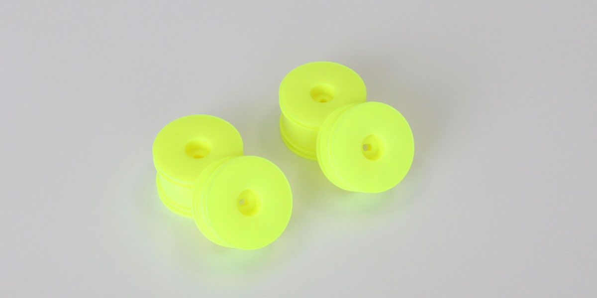 Kyosho - Wheel Set of 4 (Fluorescent Yellow/ INFERNO MP9)
