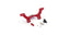 Kyosho - Aluminum Rear Shock Stay (Red) for Mini-Z Buggy