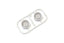 Multi Wheel W/Offset 1 (White/AWD/2pcs.)