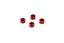 Al Friction Mount Collar (3.0mm/Red/4pcs)