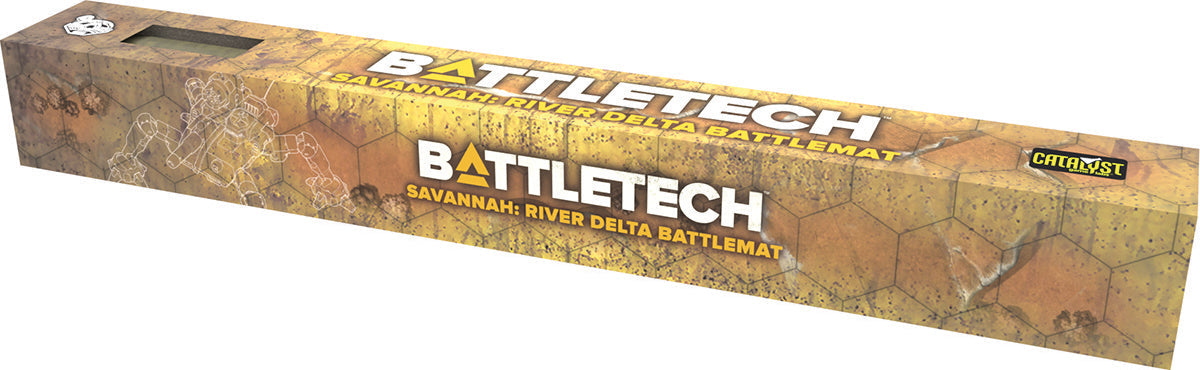 Battletech - Savannah Large Lakes/Box Canyon Battlemat Main image