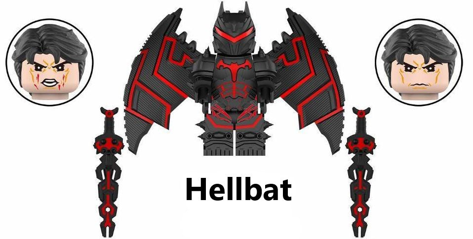 Hellbat Custom Minifigure – The Dark Knight’s Ultimate Armor! - Collectors World Toys
