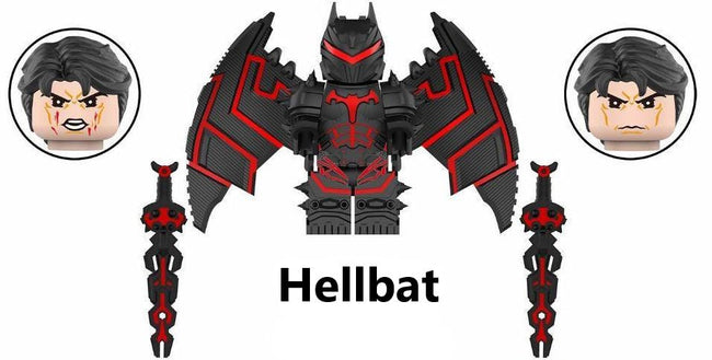 Hellbat Custom Minifigure – The Dark Knight’s Ultimate Armor! - Collectors World Toys Hover Image