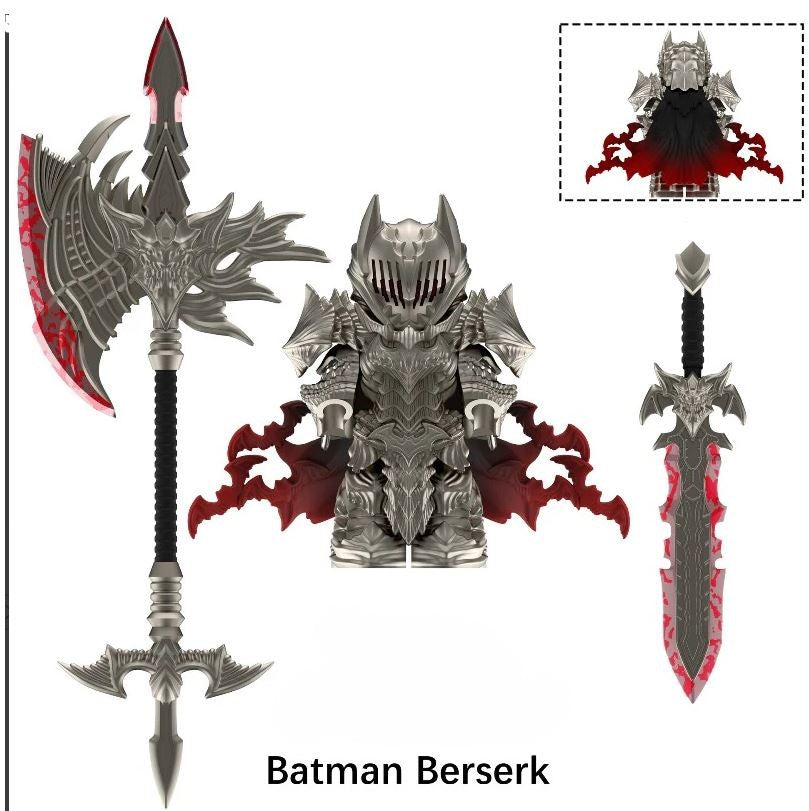 Batman Berserk Anime Minifigure – Dark Armored Demon Slayer Style Main image