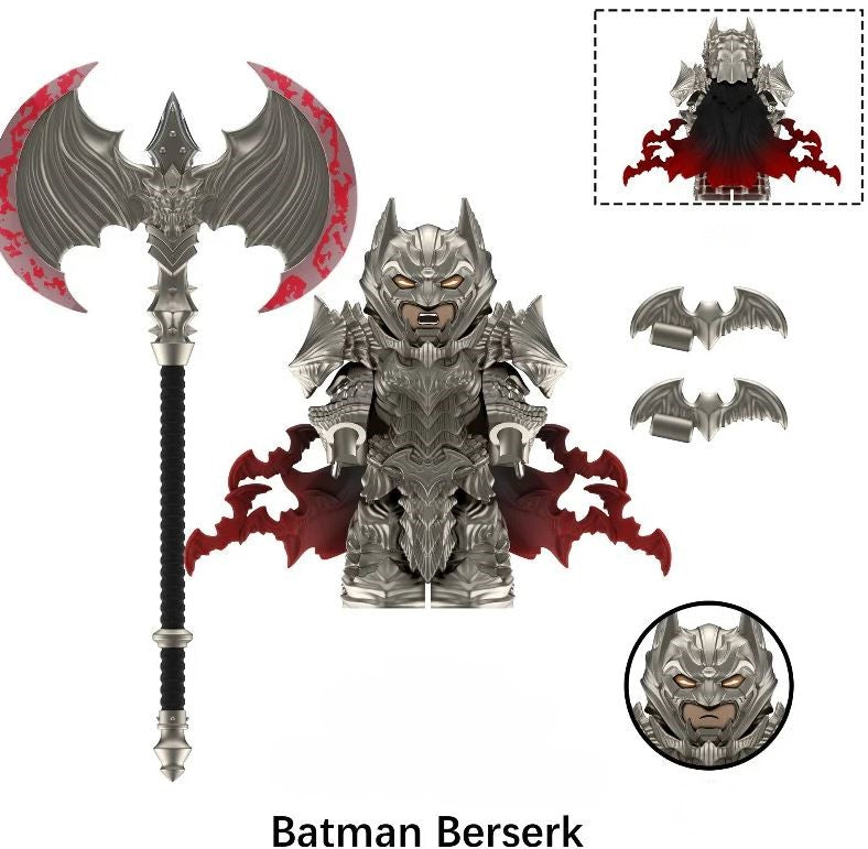 Batman Berserk Anime Minifigure – Dark Armored Demon Slayer Style s3 Main image