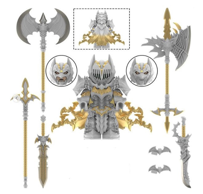 Batman Berserk Anime Minifigure – Dark Armored Demon Slayer Style Main image