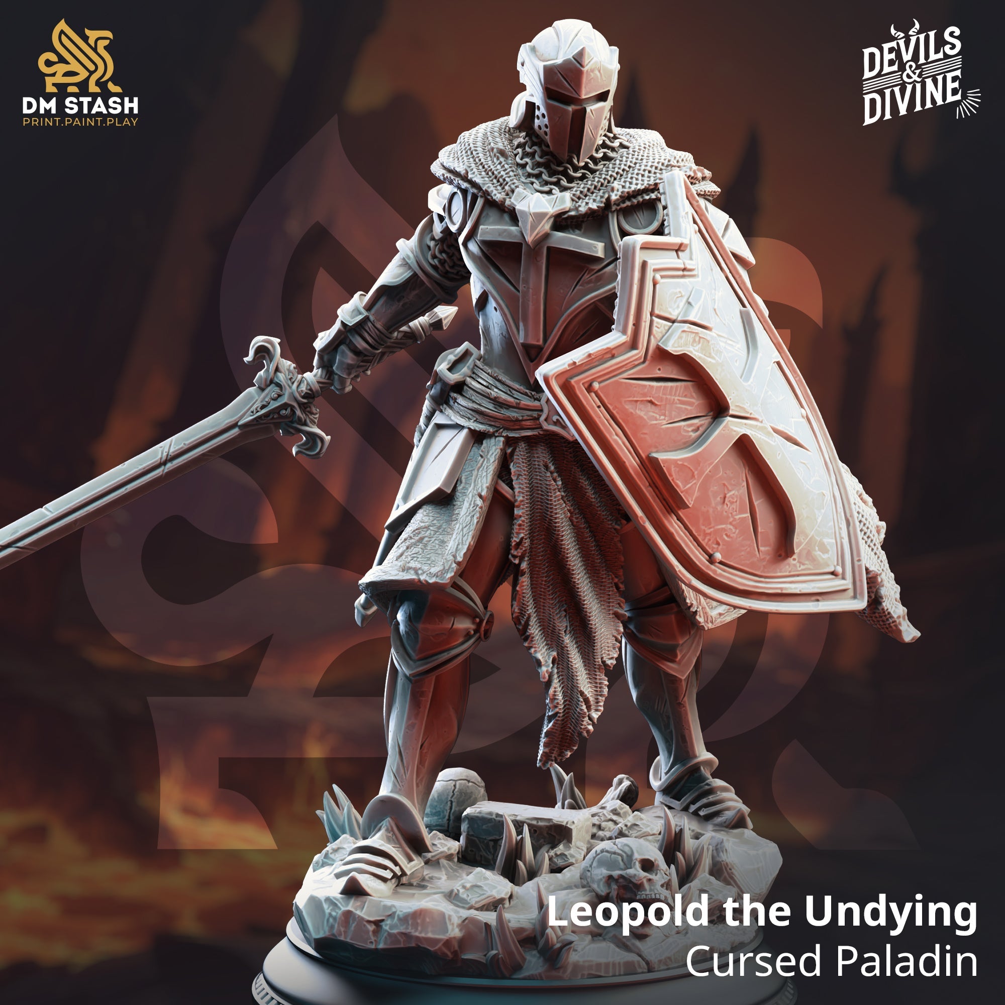 Leopold the Undying (Cursed Male Human Paladin) Main image