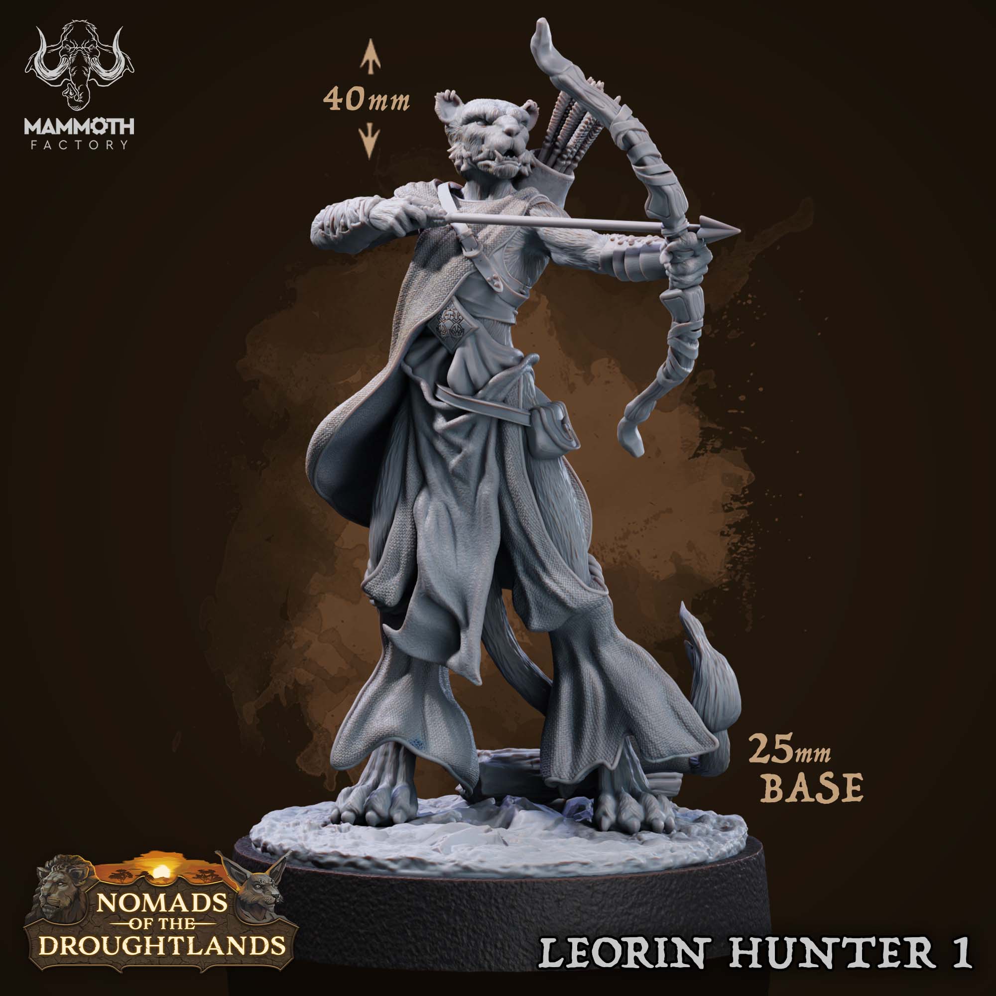 Leorin Hunter: Sculpt 1 (Female Leonin Ranger) Main image