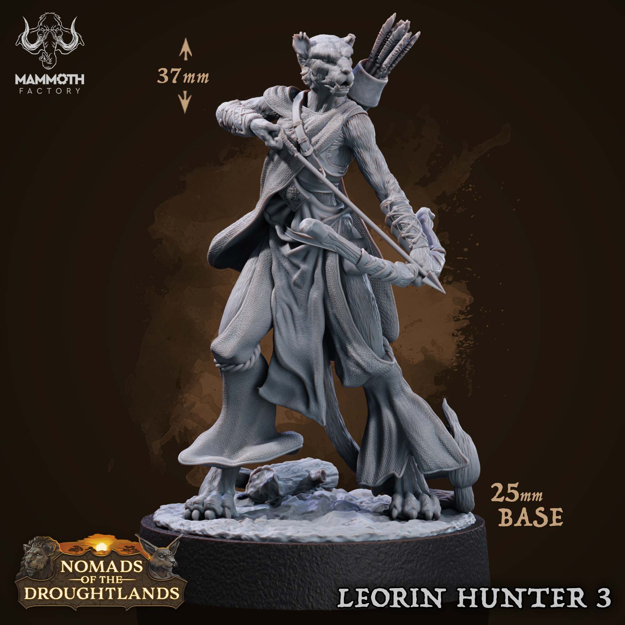 Leorin Hunter: Sculpt 3 (Female Leonin Ranger)