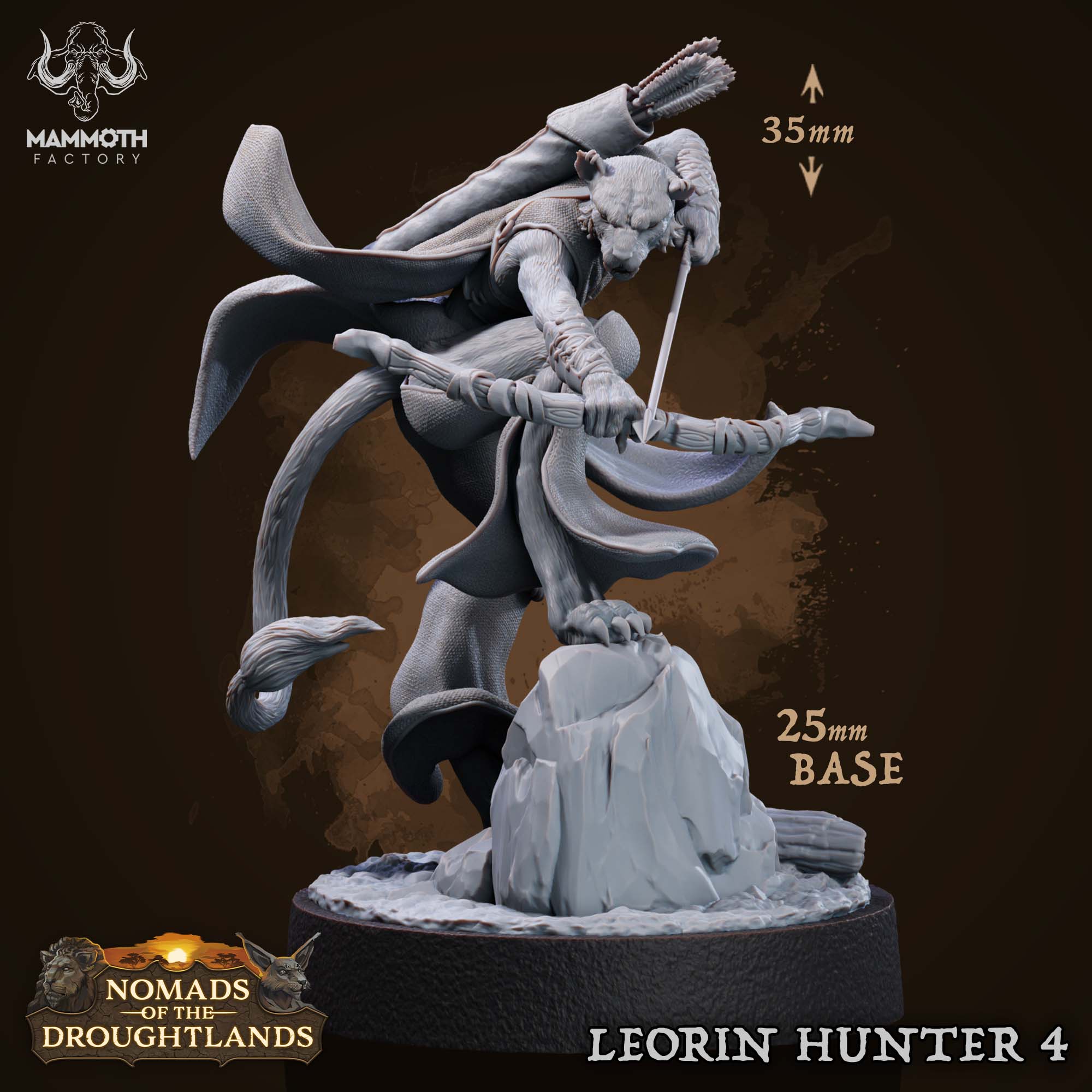 Leorin Hunter: Sculpt 4 (Female Leonin Ranger) Main image