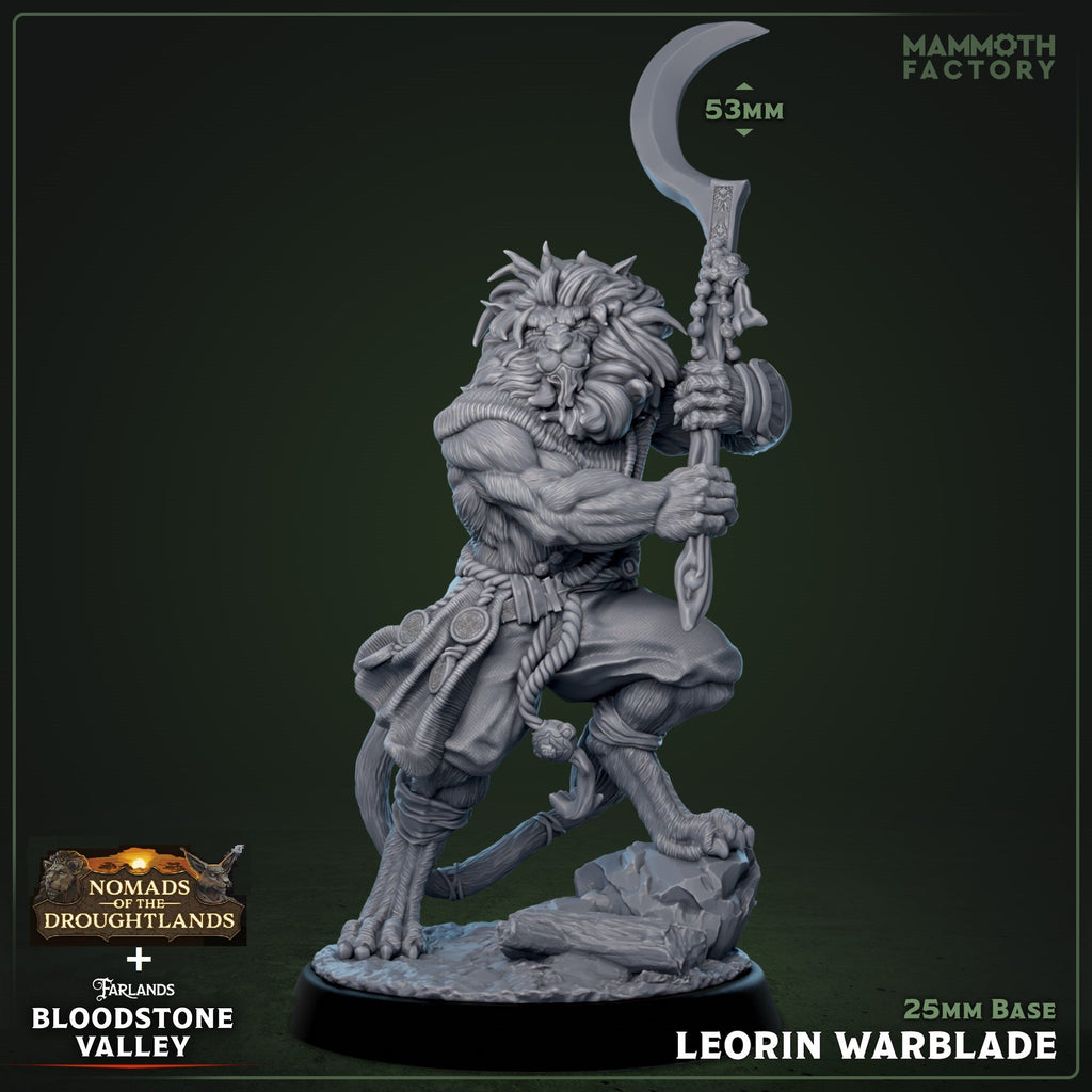 Leorin Warblade: Sculpt 3 (Male Leonin Barbarian)