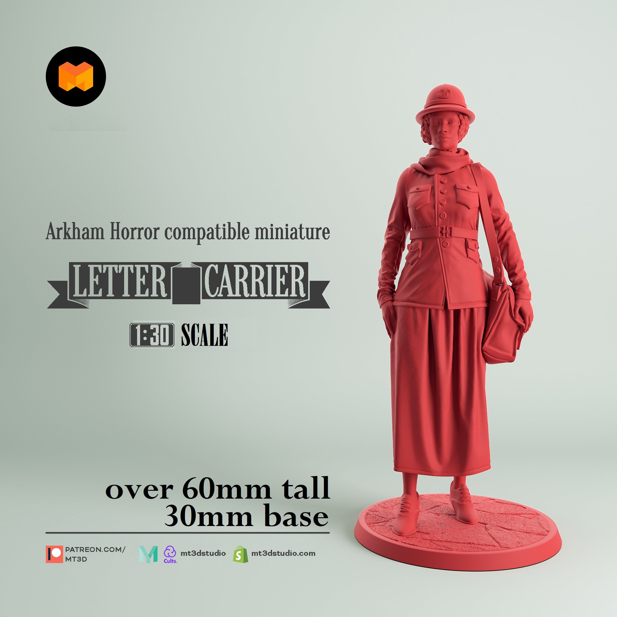 Arkham Compatible Investigator: The Letter Carrier (Stella Clark) Main image