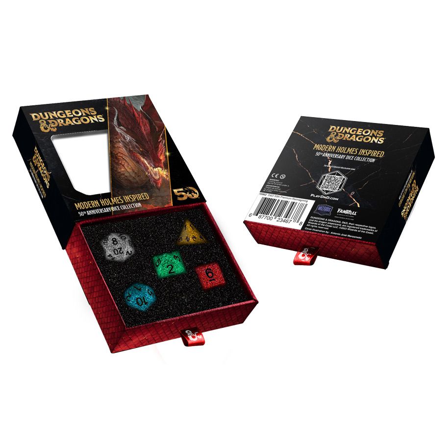 D&D 50th Anniversary: Modern Holmes Inspired Dice Set Main image