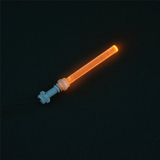 Orange Lightsaber USB Plug-In Accessory for Minifigures - Collectors World Toys