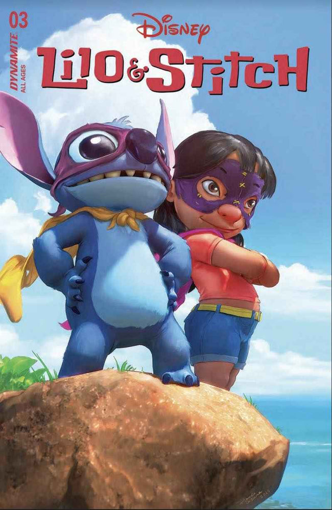 DISNEY'S LILO & STITCH #3 (TIAGO DA SILVA EXCLUSIVE VARIANT) ~ Dynamite Hover Image