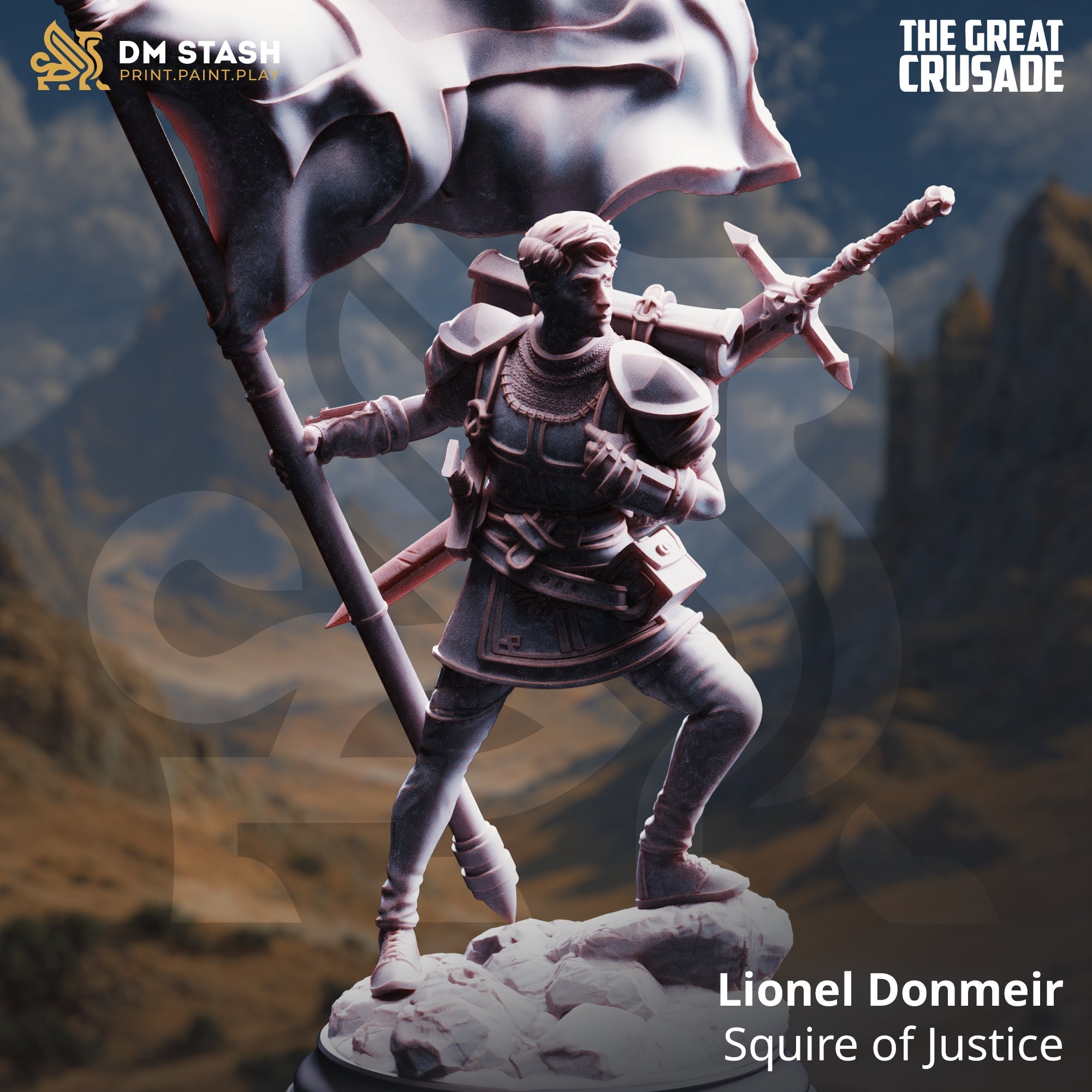 Lionel Donmeir, Squire of Justice (Male Human Bannerman) Main image