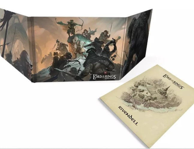 The Lord of the Rings Loremaster's Screen and Rivendell Compendium (5E) - Collectors World Toys