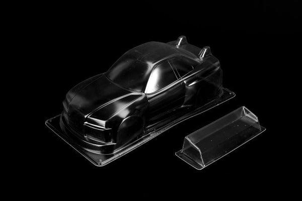 R34 M Clear Body (210mm), for M-Chassis