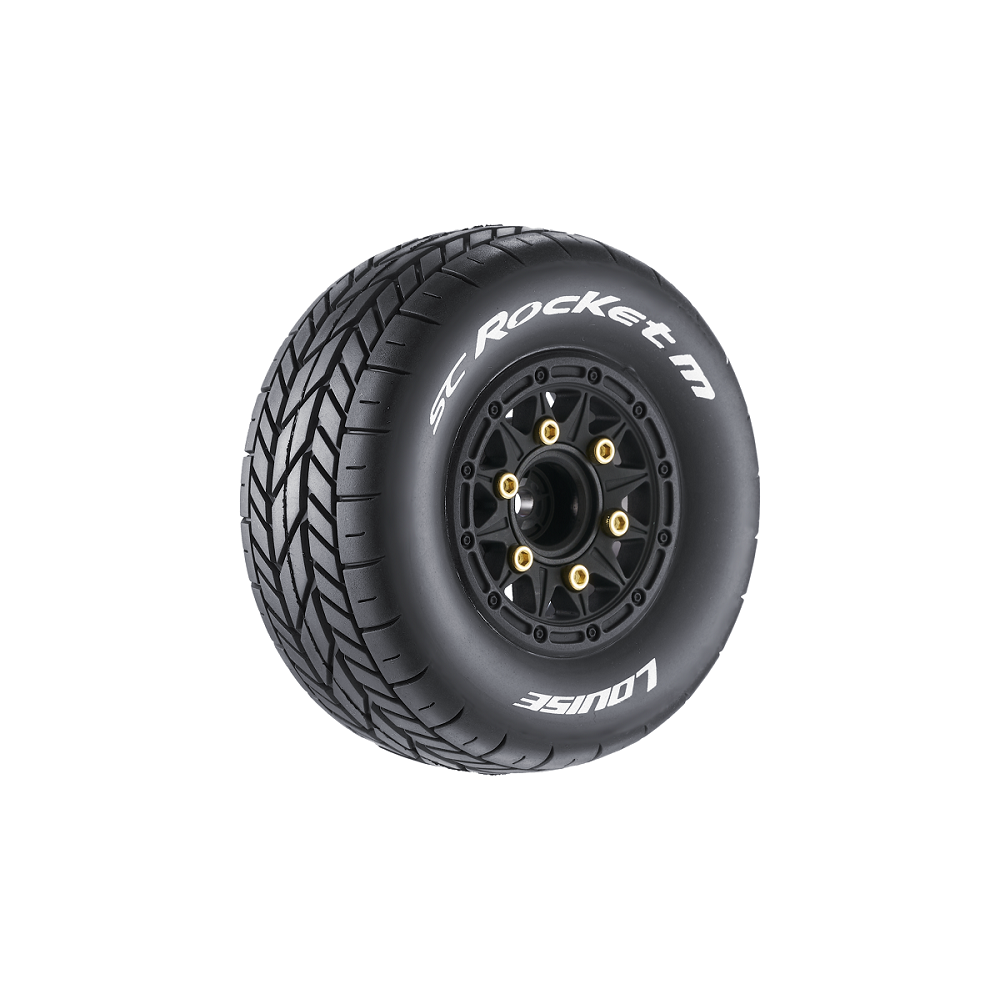 SC-Rocket M Oval Track 1/10 Short Course Tires, Soft, 12,