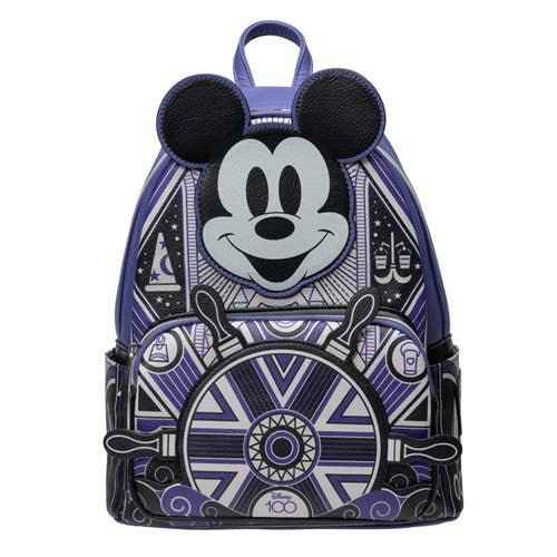 Loungefly Disney 100 Art Deco Mickey Mouse Mini-Backpack - Entertainment Earth Exclusive Main image
