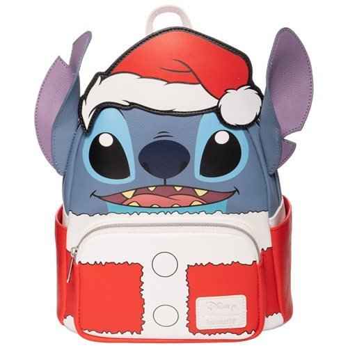 Loungefly Lilo & Stitch Holiday Santa Stitch Mini-Backpack- Entertainment Earth Exclusive