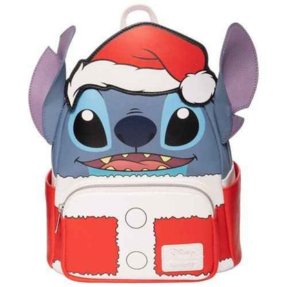 Loungefly Lilo & Stitch Holiday Santa Stitch Mini-Backpack- Entertainment Earth Exclusive