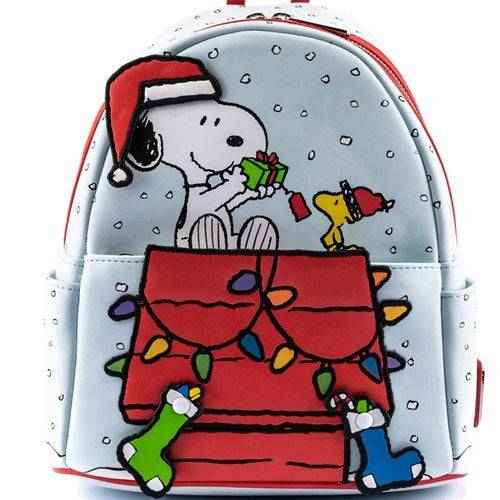 Loungefly Peanuts Gift Giving Snoopy & Woodstock Mini-Backpack Hover Image