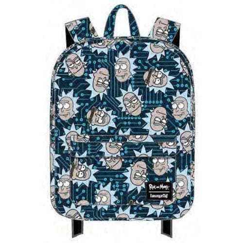 Loungefly Rick and Morty Computer Chip Rick Nylon Backpack Main image