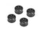 6 Spoke Wheel Black / 24mm (ET-0mm), Fits LDX Drift, LRX