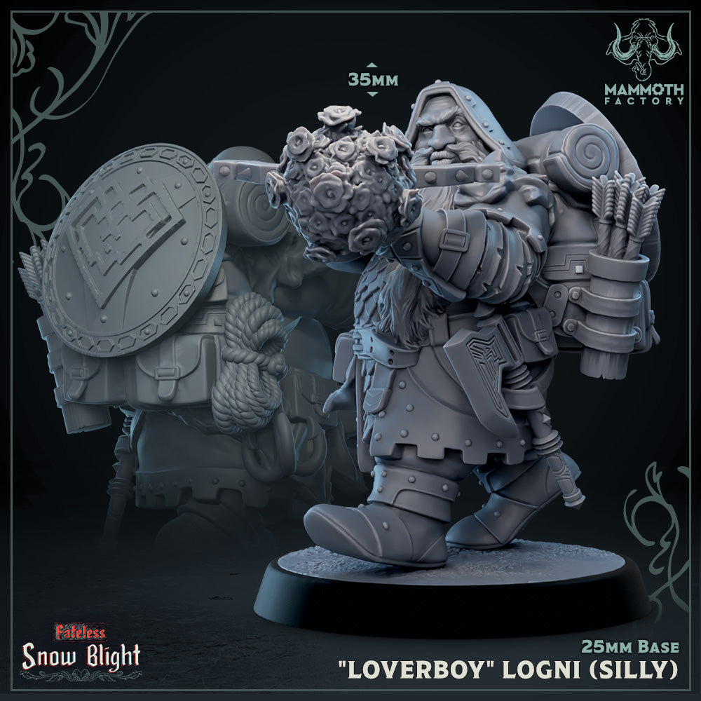 "Loverboy" Logni, Stoutmaster (Male Dwarf Fighter) -
