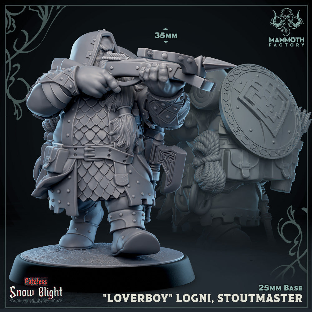 "Loverboy" Logni, Stoutmaster (Male Dwarf Fighter) - Collectors World Toys