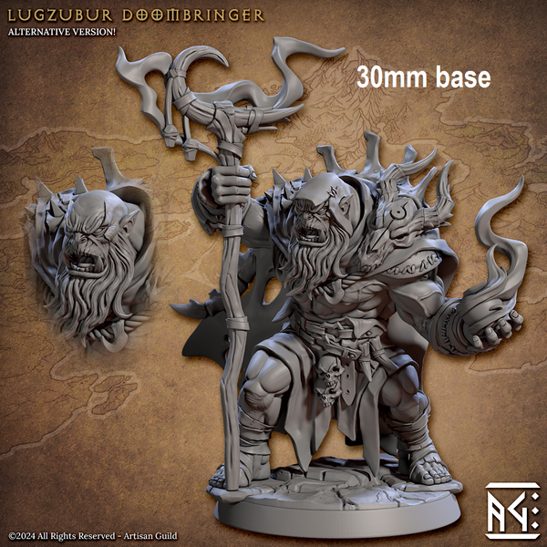 Lugzubur Doombringer (Male Orc Sorcerer Hero)