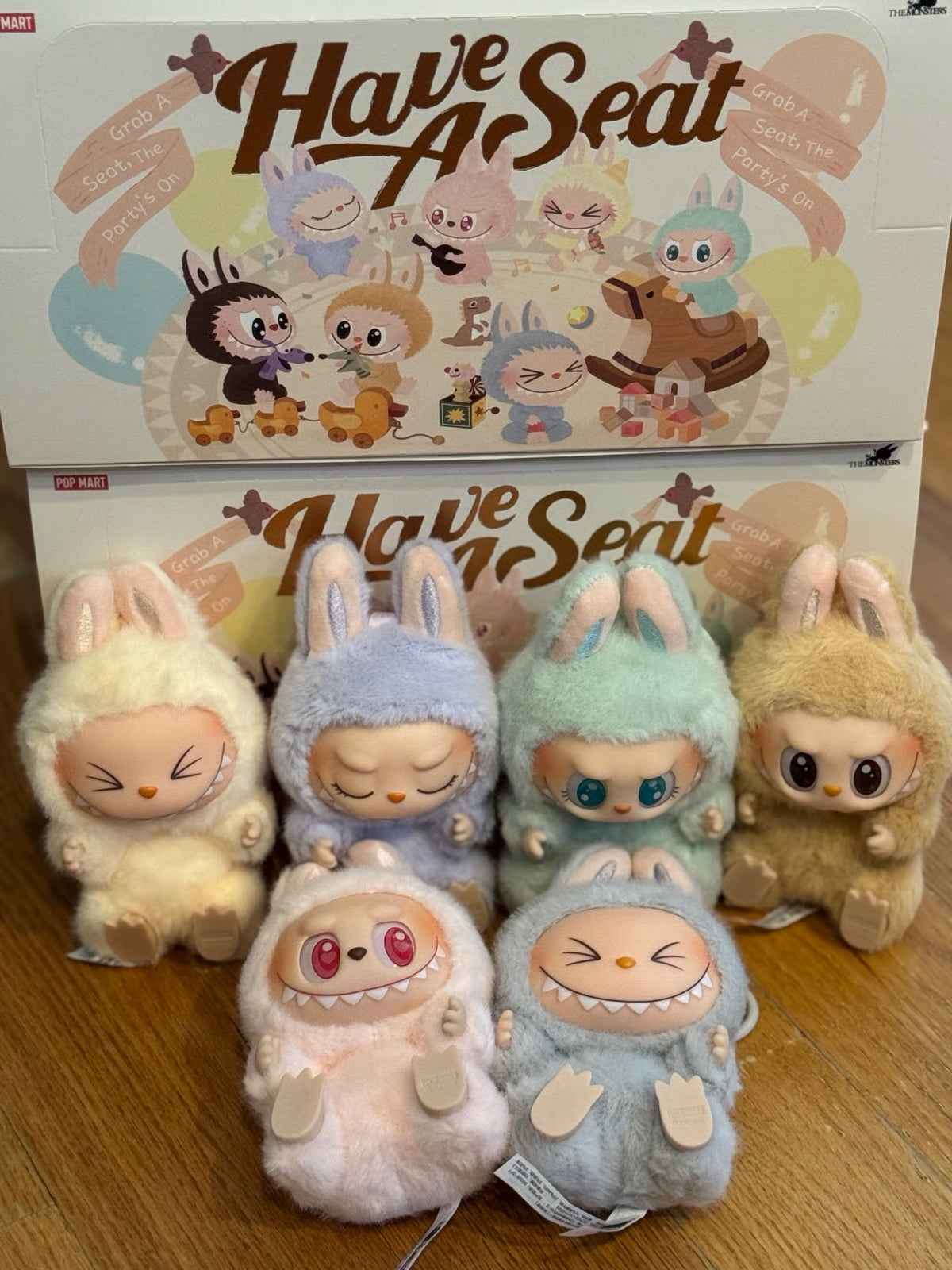 [IN STOCK] POPMART Have a Seat Vinyl Plush Blind Box Labubu