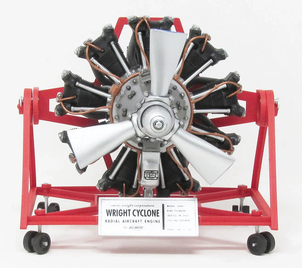 1/12 Wright Cyclone 9 Radial Engine STEM Plastic Model Kit
