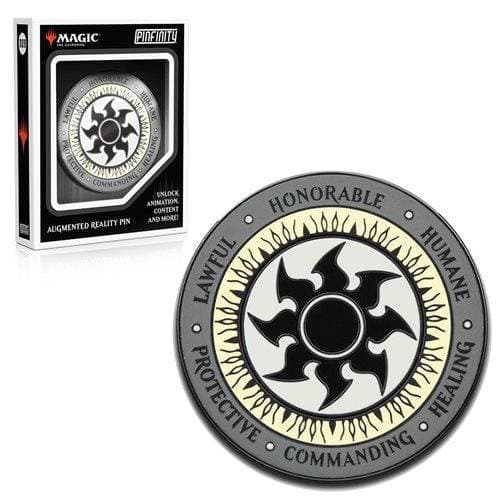 Magic: The Gathering Augmented Reality Enamel Pin - Choose your Pin White Mana Crest