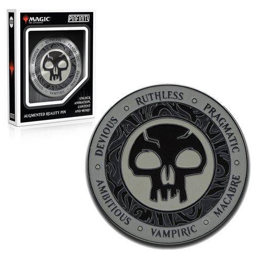 Magic: The Gathering Augmented Reality Enamel Pin - Choose your Pin Black Mana Crest
