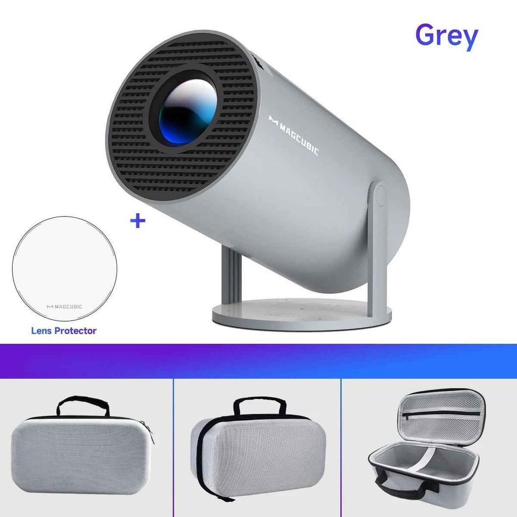HY300 Pro 4K Projector-Android 11 Dual Wifi6 260ANSI, 1080P 1280*720P Home Cinema Projetor