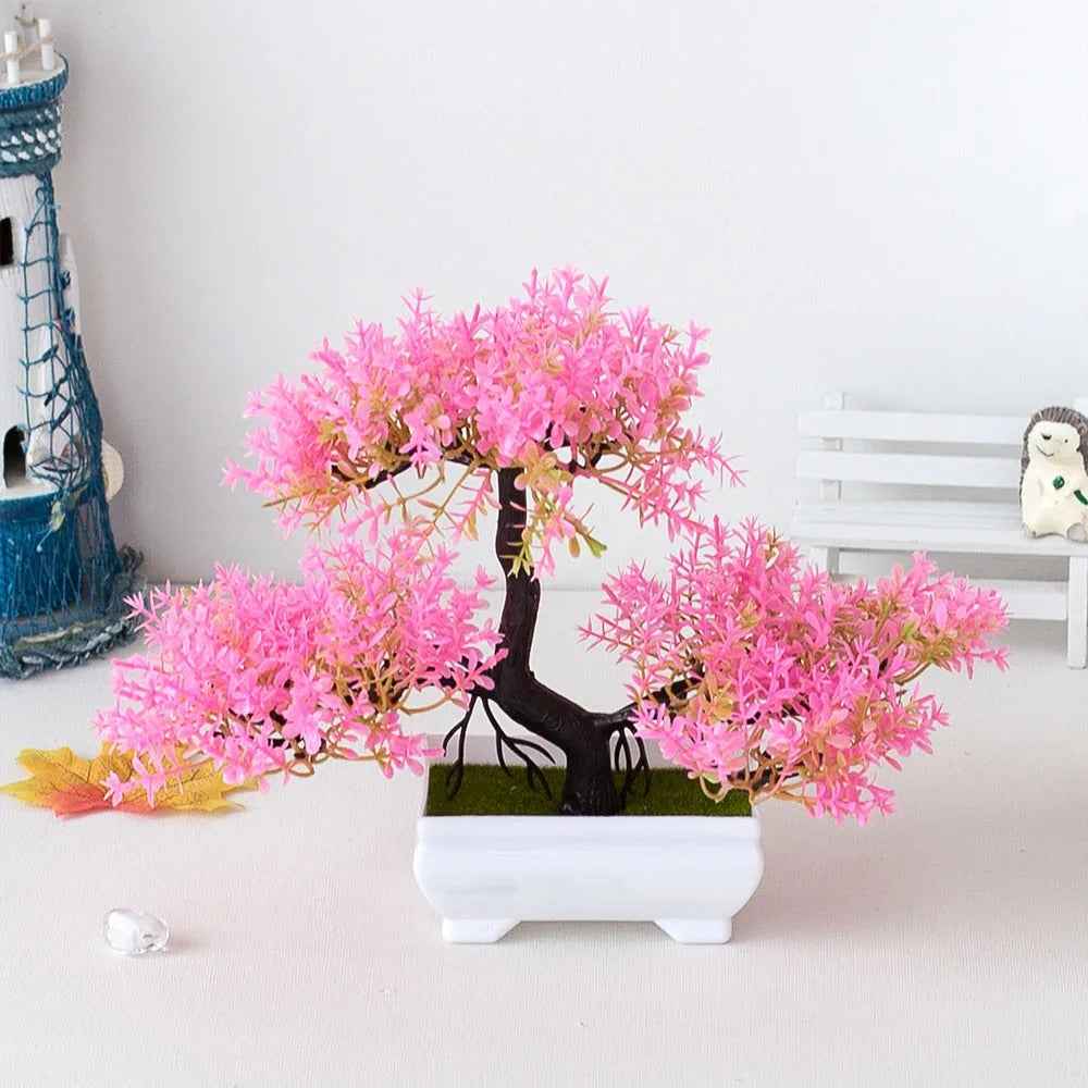 Mini Potted Artificial Bonsai Tree – Zen Home Table Decor