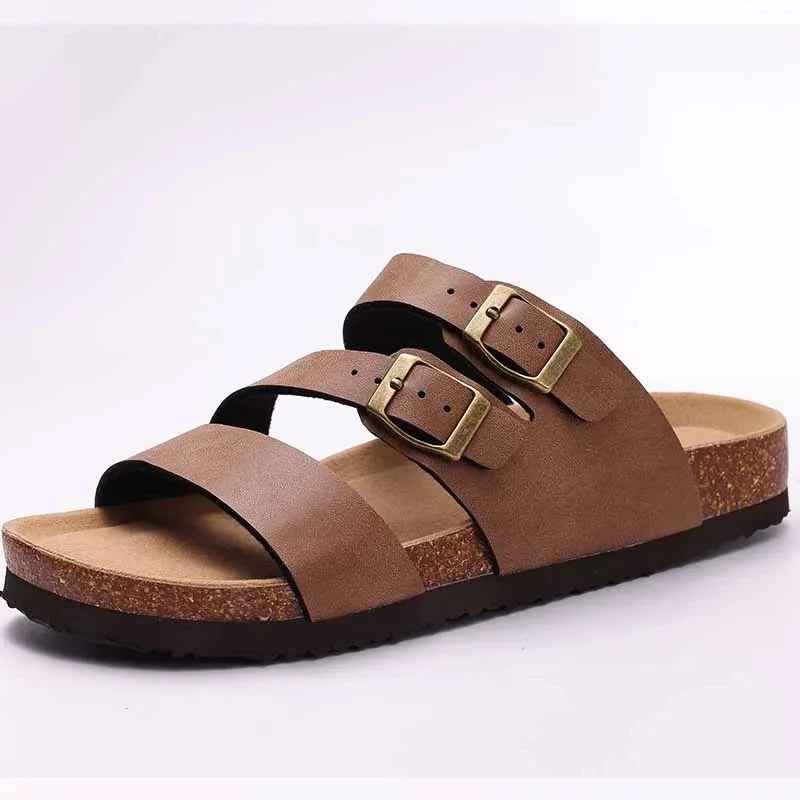 Double Buckle Sandals