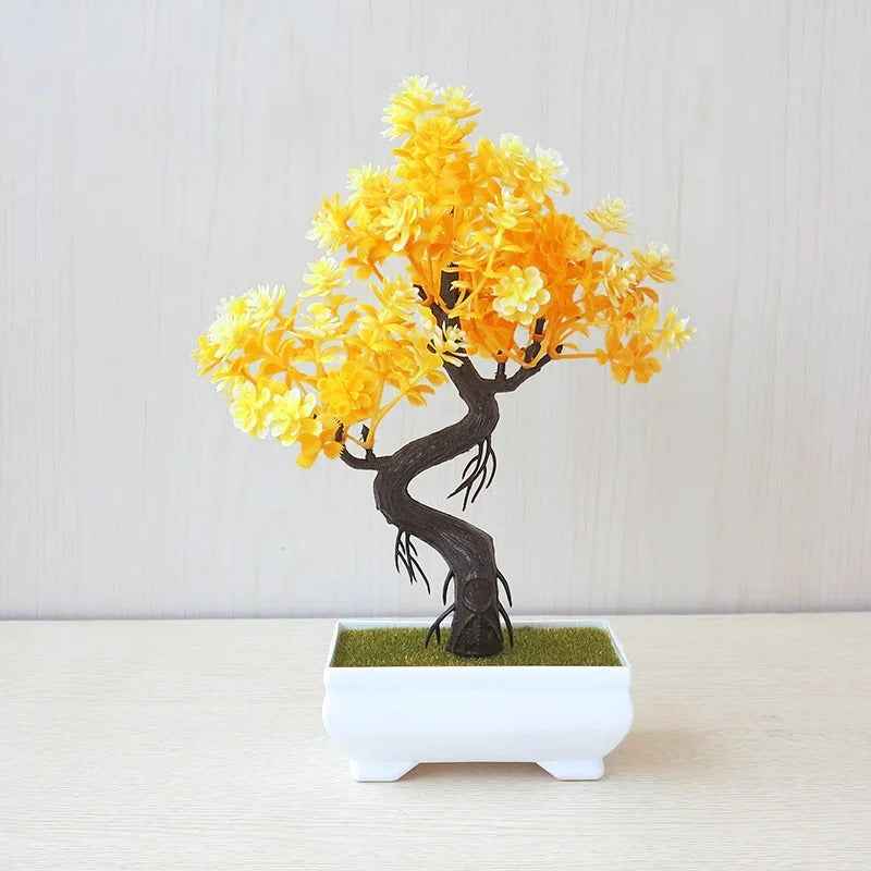 Mini Potted Artificial Bonsai Tree – Zen Home Table Decor