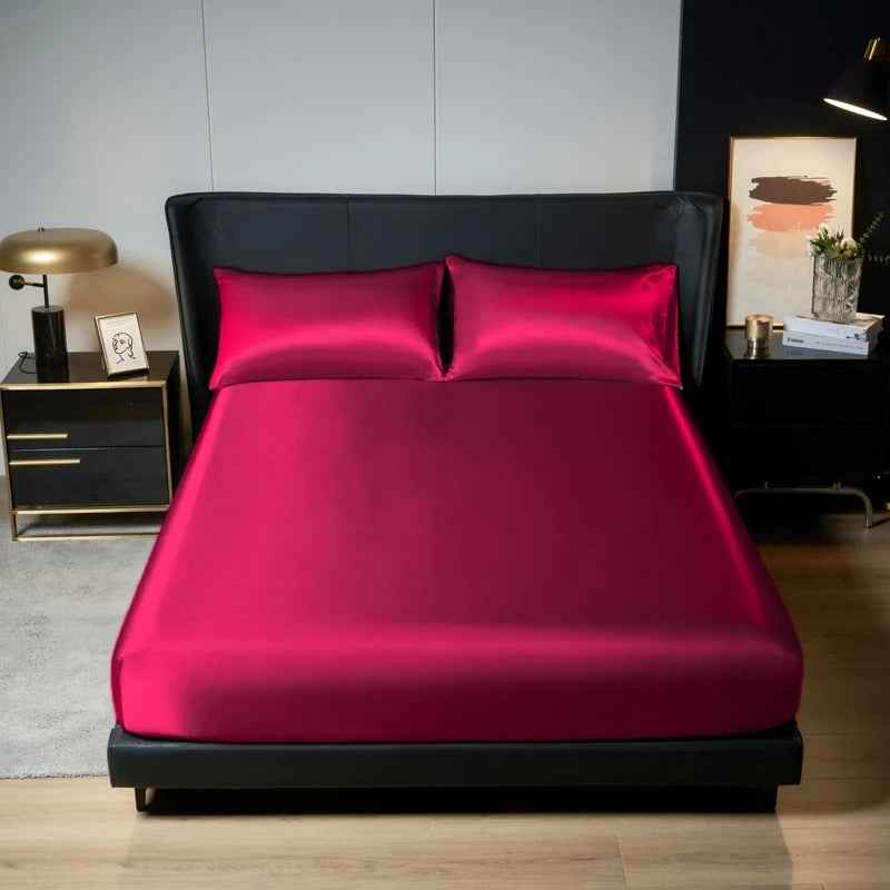 WTN Essentials Satin Bedding Set – 3pcs
