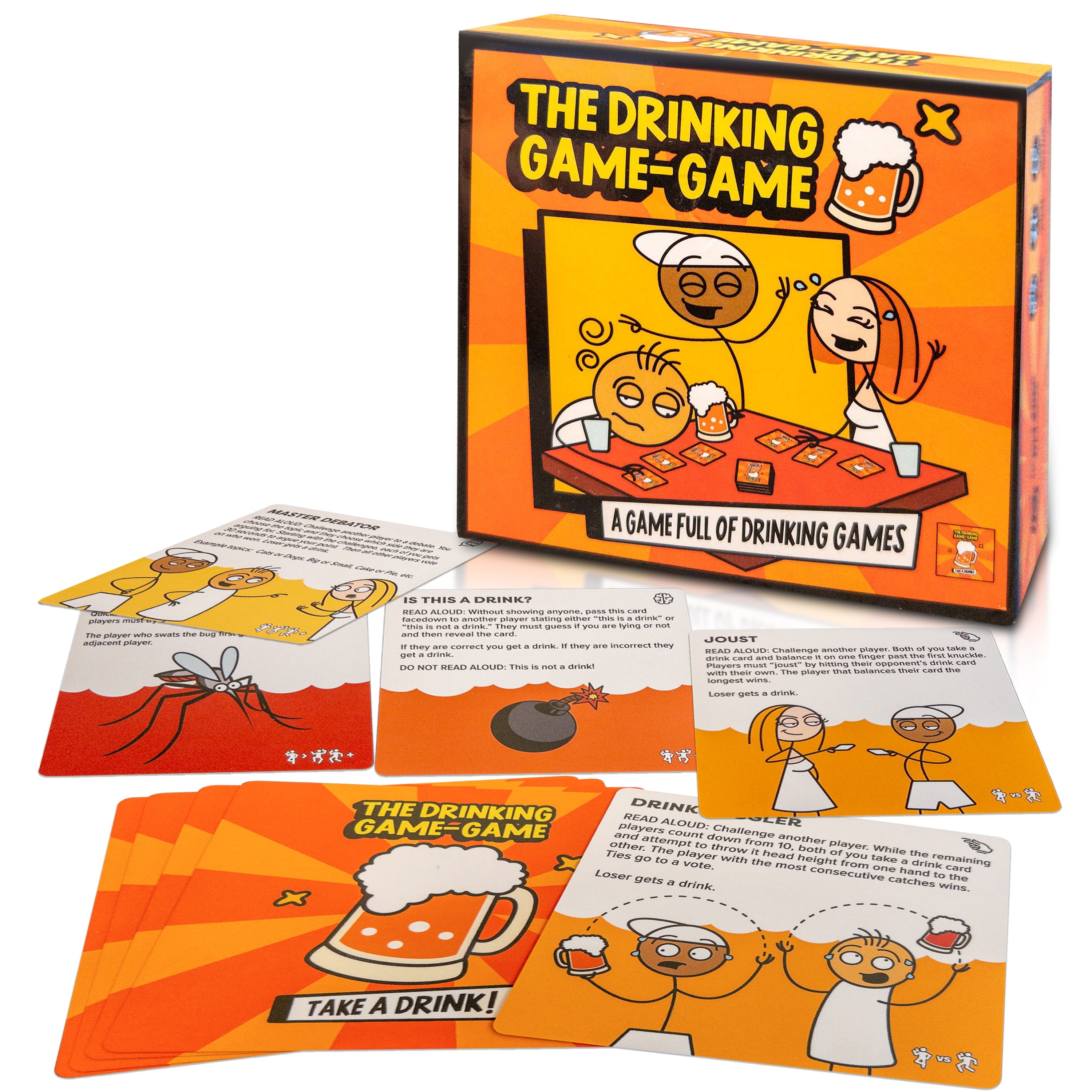 The Drinking Game Game - A Collection of Fun Adult Mini Games for Parties Main image