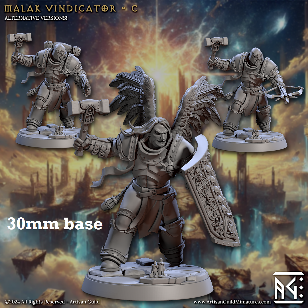 Malak Vindicator: Sculpt C (Male Angel Paladin) Main image