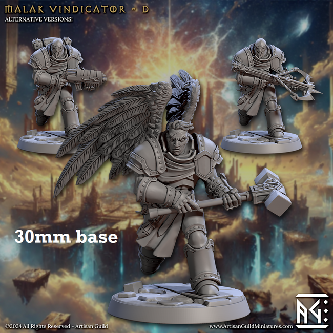 Malak Vindicator: Sculpt D (Male Angel Paladin) Hover Image