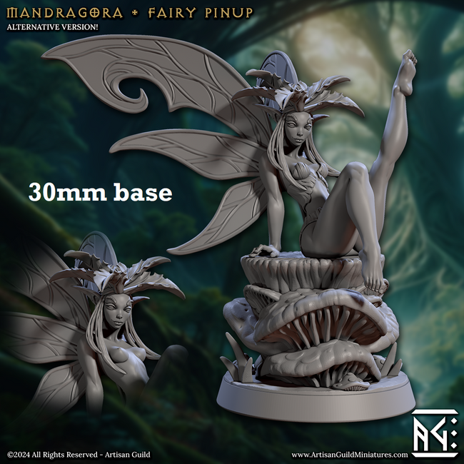 Mandragora (Female Fairy Pinup) Hover Image